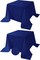 2 Pack Waterproof Square Tablecloth, 90X90 Inch, Stain Resistant and Wrinkle Polyester Table Cloth, Fabric Table Cover for Kitchen Dining, Wedding, Party, Holiday Dinner-Royal Blue